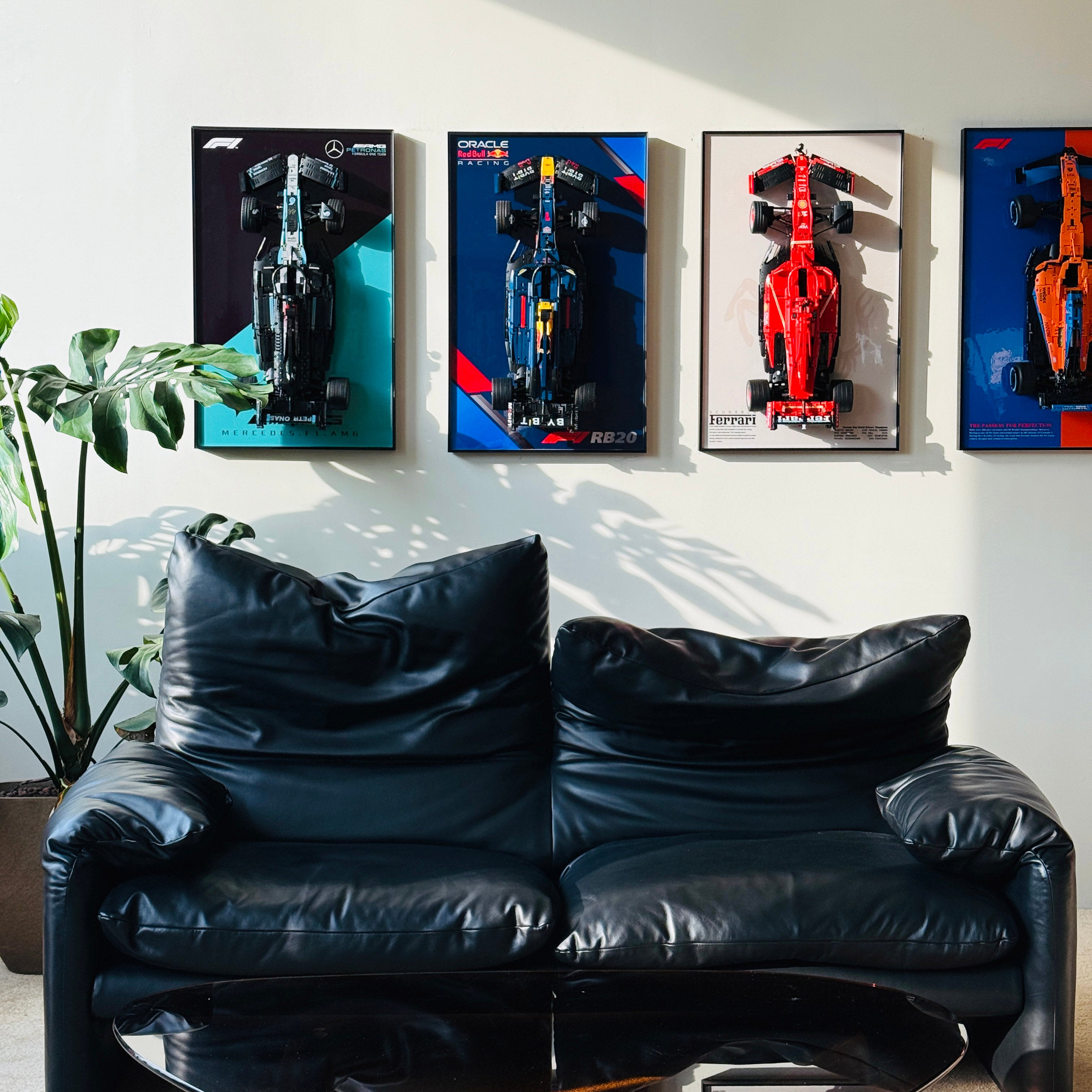 Wall Display Frame For LEGO® Technic™ F1 Series