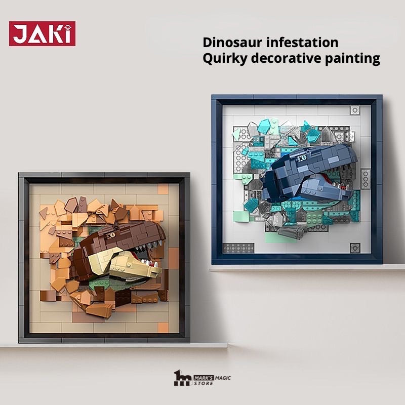 JAKI™ Dinosaur 3D Block Art Set, Special Gift