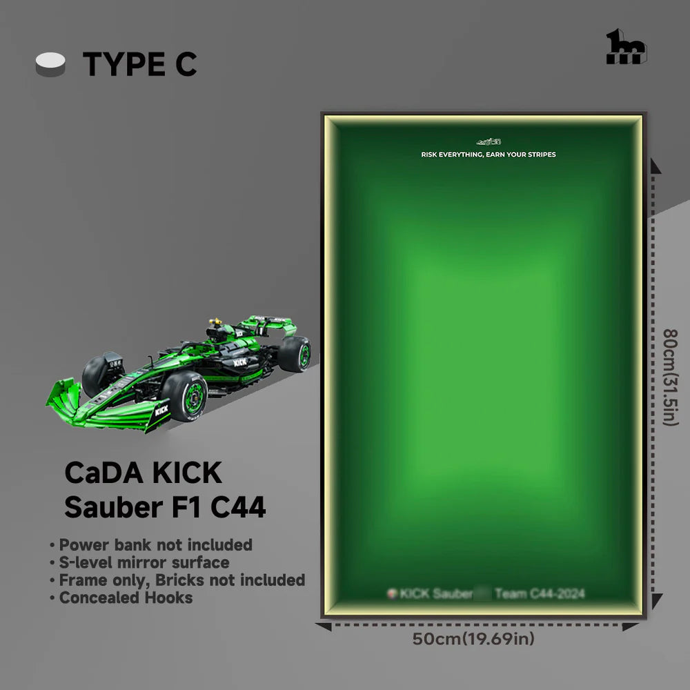 Display frame for CaDA KICK Sauber F1 C44 