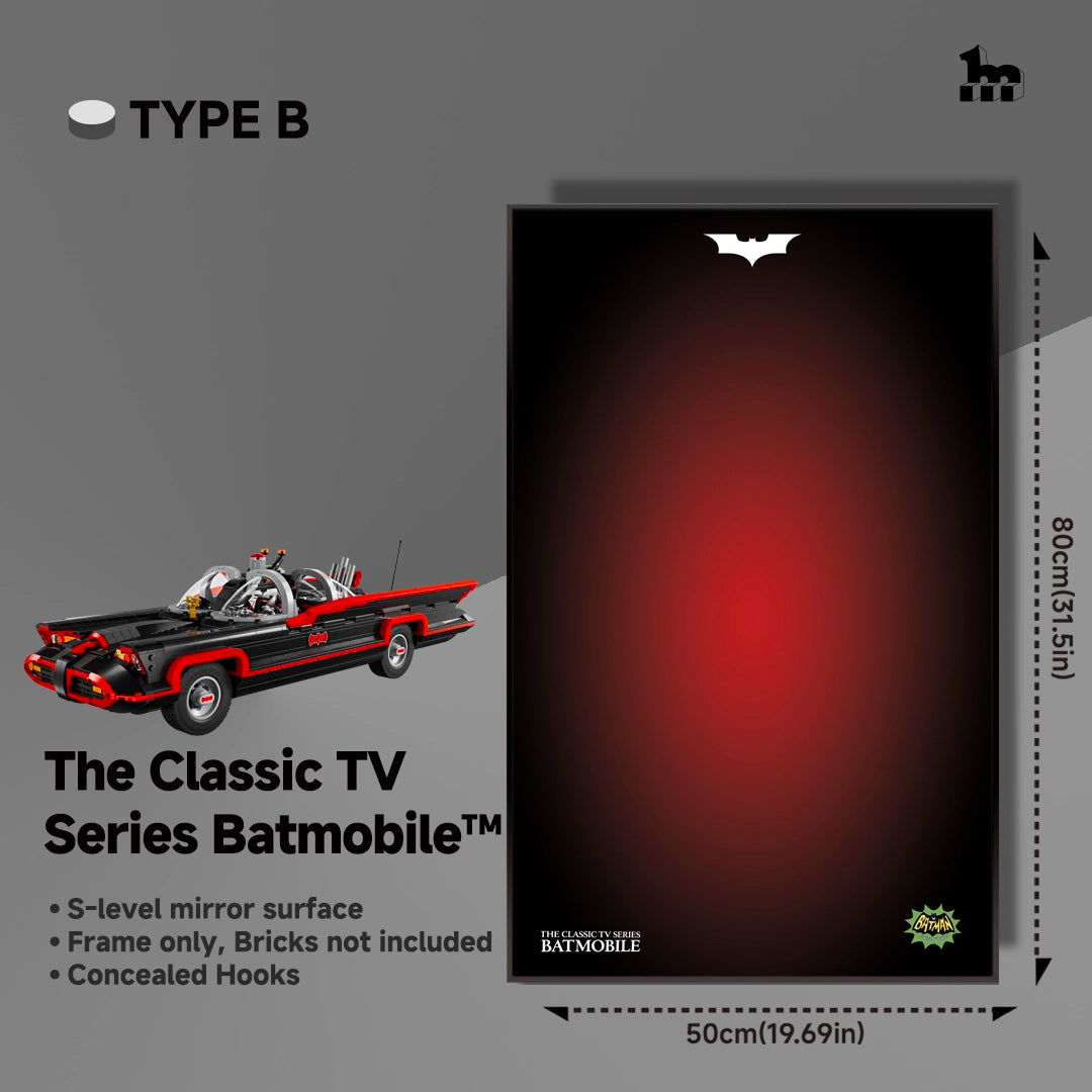 Wall Display Frame For LEGO Batman™ 76328 The Classic TV Series Batmobile™