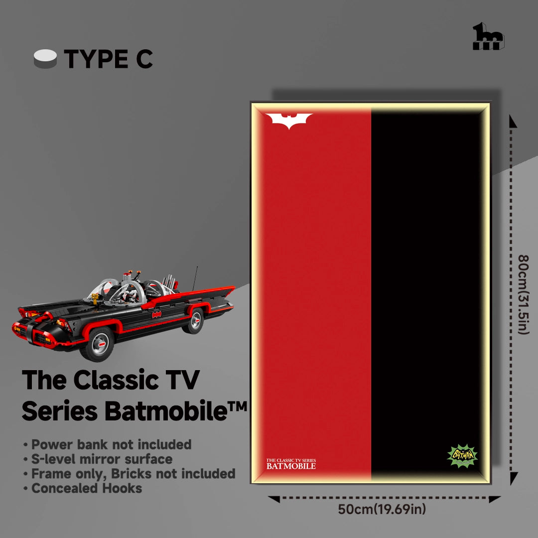 Wall Display Frame For LEGO Batman™ 76328 The Classic TV Series Batmobile™