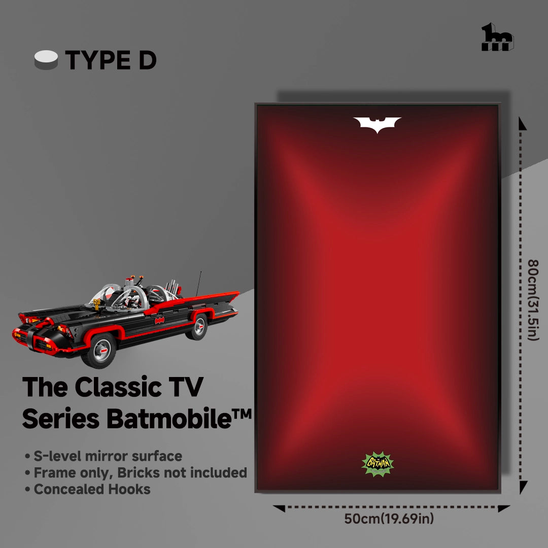 Wall Display Frame For LEGO Batman™ 76328 The Classic TV Series Batmobile™