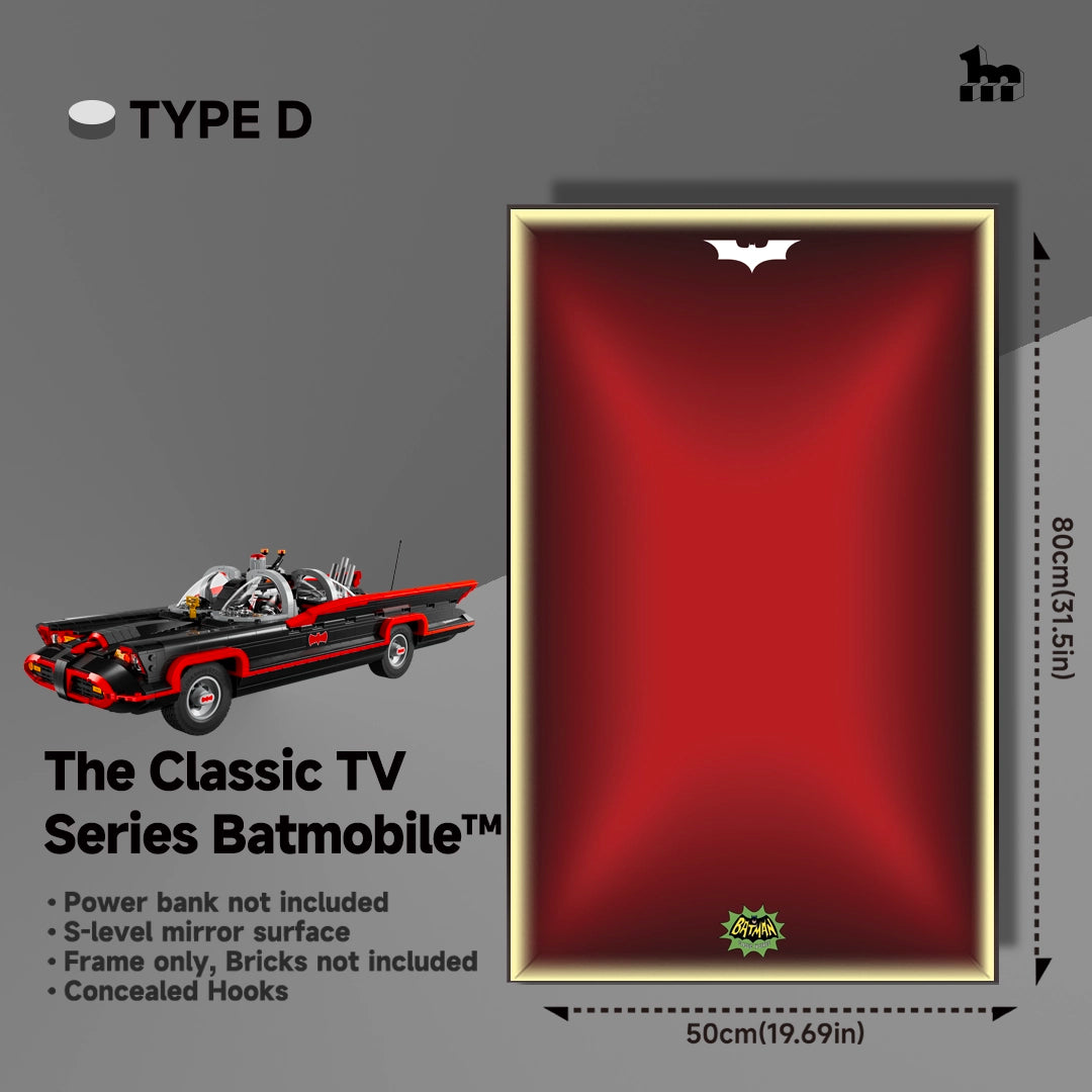 Wall Display Frame For LEGO Batman™ 76328 The Classic TV Series Batmobile™