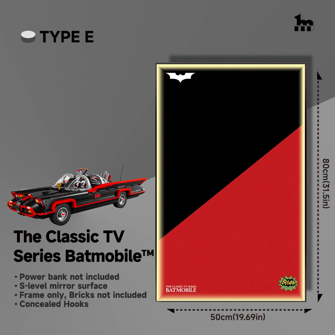 Wall Display Frame For LEGO Batman™ 76328 The Classic TV Series Batmobile™