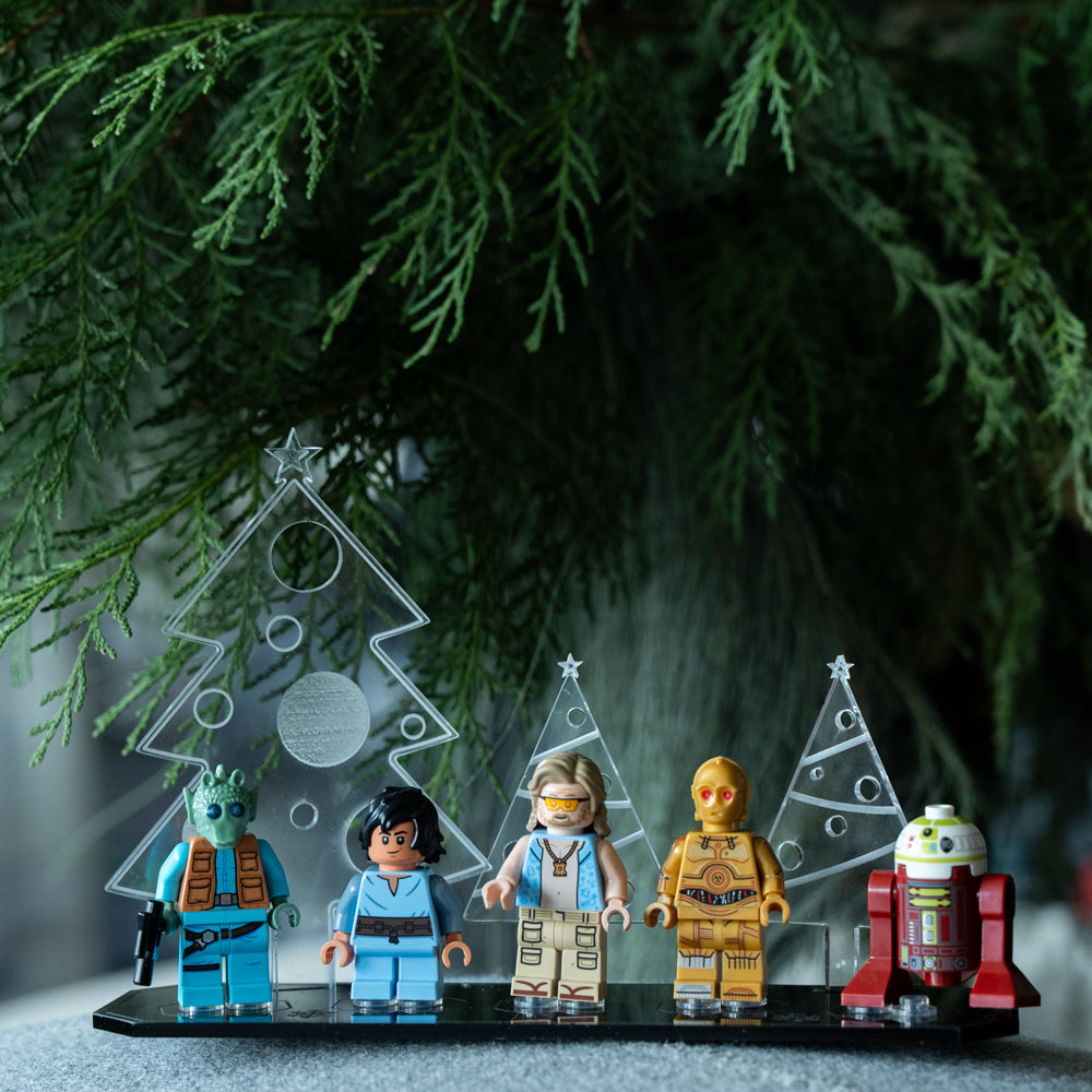 LEGO Minifigure Christmas Acrylic Stand