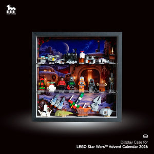 Display case for LEGO® 75456 Star Wars™ Advent Calendar 2026