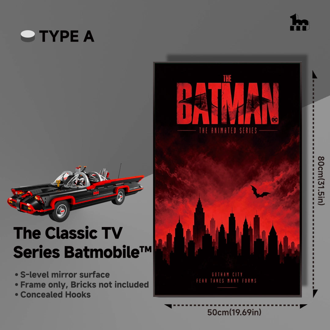 Wall Display Frame For LEGO Batman™ 76328 The Classic TV Series Batmobile™