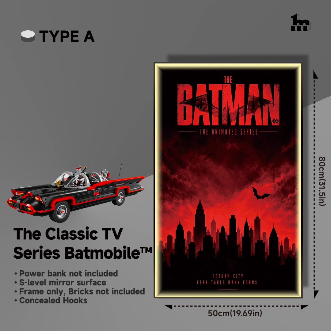 Wall Display Frame For LEGO Batman™ 76328 The Classic TV Series Batmobile™