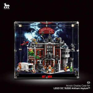 【PREMIUM】Acrylvitrine für LEGO® DC 76300 Arkham Asylum™