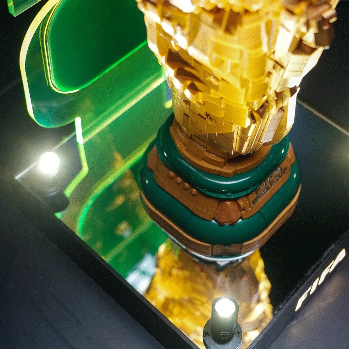 【Designer Edition】LED Light Display Case for LEGO 43020 FIFA World Cup Official Trophy