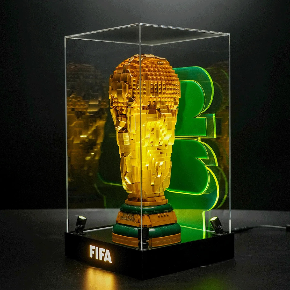 【Designer Edition】LED Light Display Case for LEGO 43020 FIFA World Cup Official Trophy