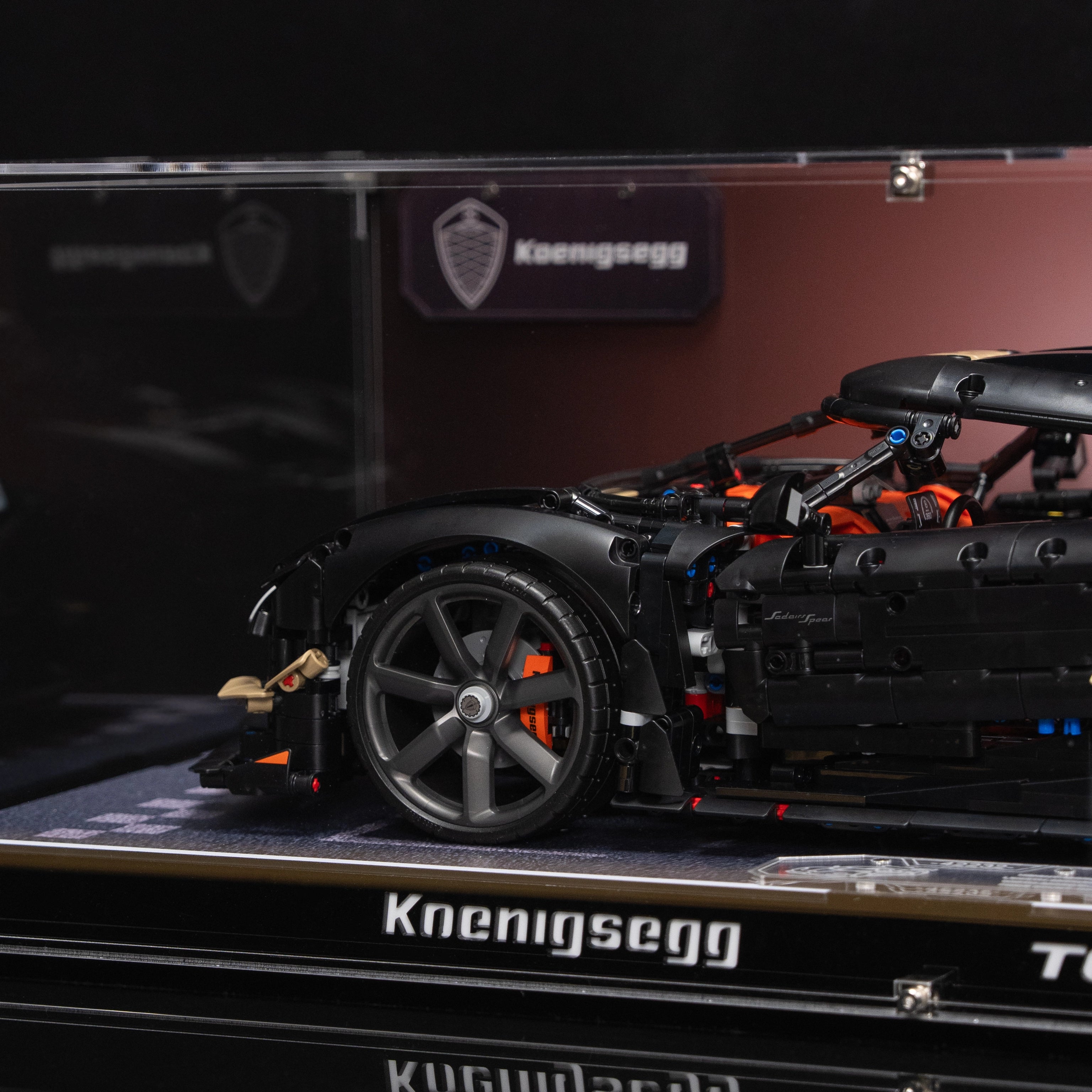 【PREMIUM】Display Case For LEGO® Technic™ 42232 Koenigsegg Sadair's Spear Megacar