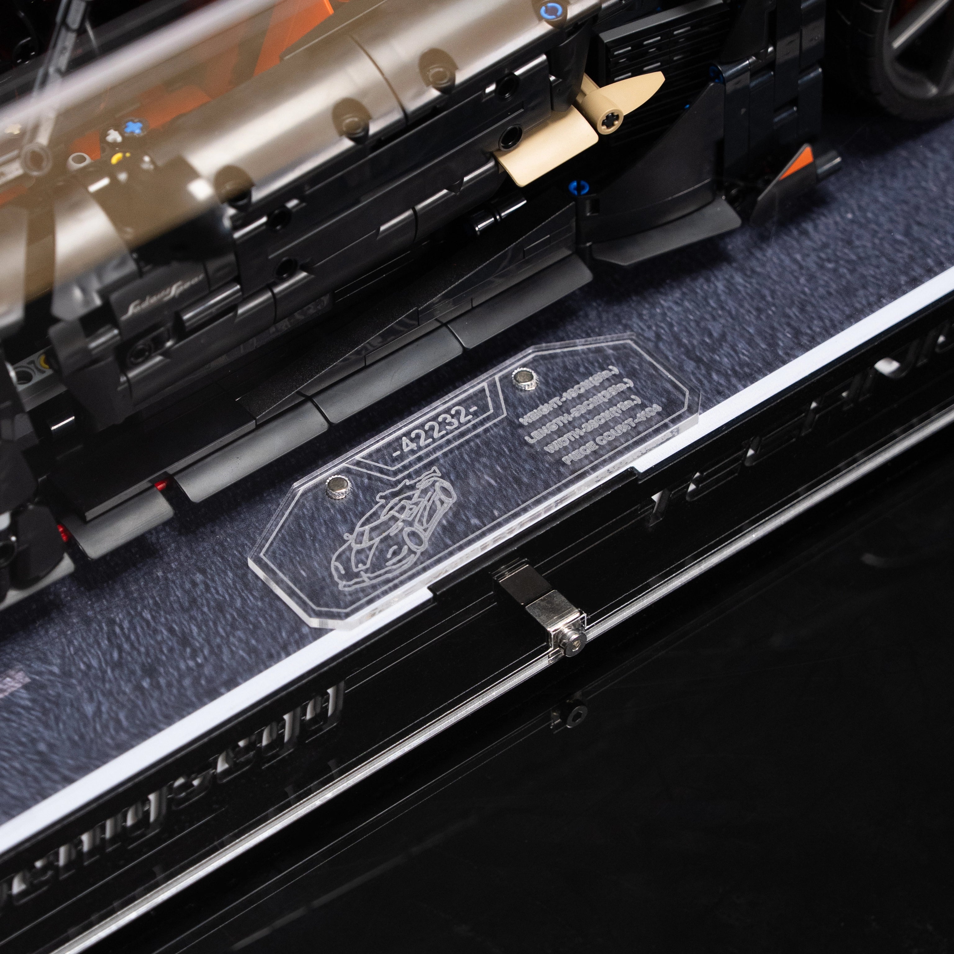 【PREMIUM】Display Case For LEGO® Technic™ 42232 Koenigsegg Sadair's Spear Megacar