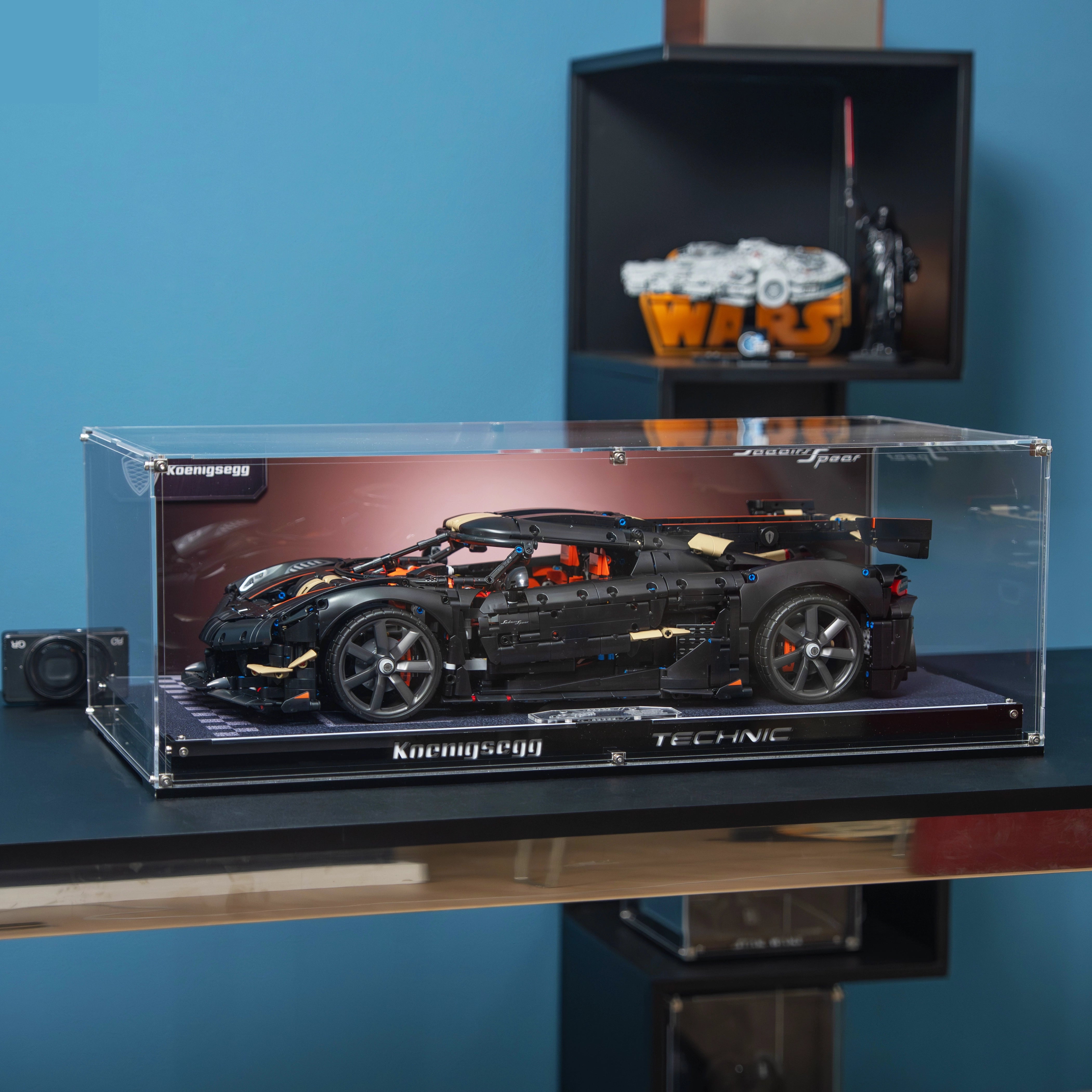【PREMIUM】Display Case For LEGO® Technic™ 42232 Koenigsegg Sadair's Spear Megacar