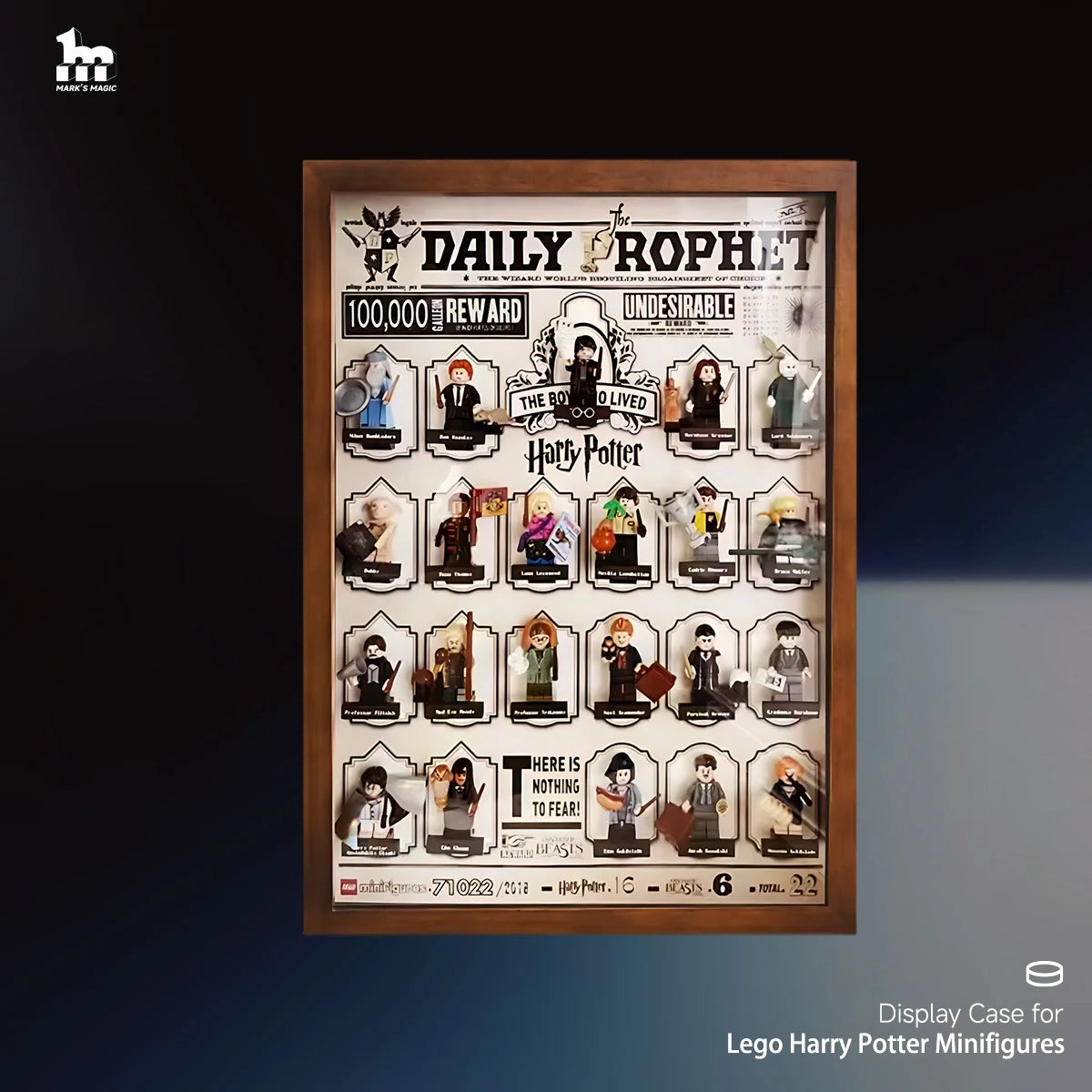 Premium Display Case for LEGO® Minifigures Harry Potter