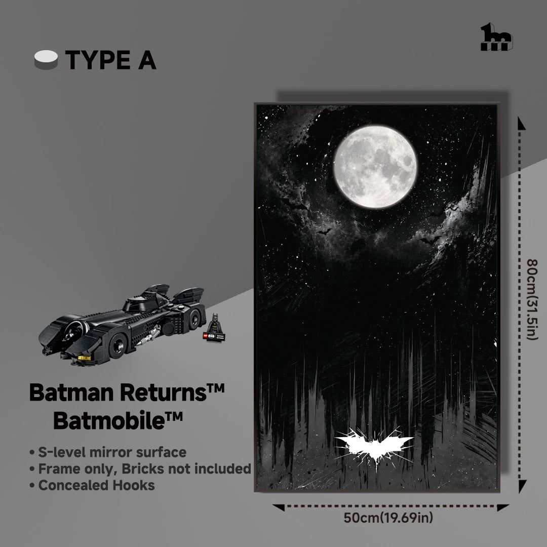 Wall Display Frame For Lego Batman 76355 Returns Batmobile