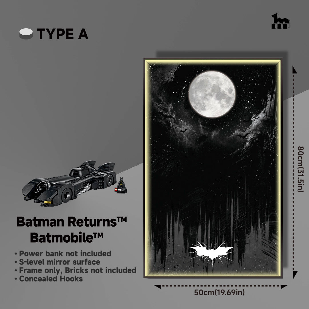 Wall Display Frame For Lego Batman 76355 Returns Batmobile