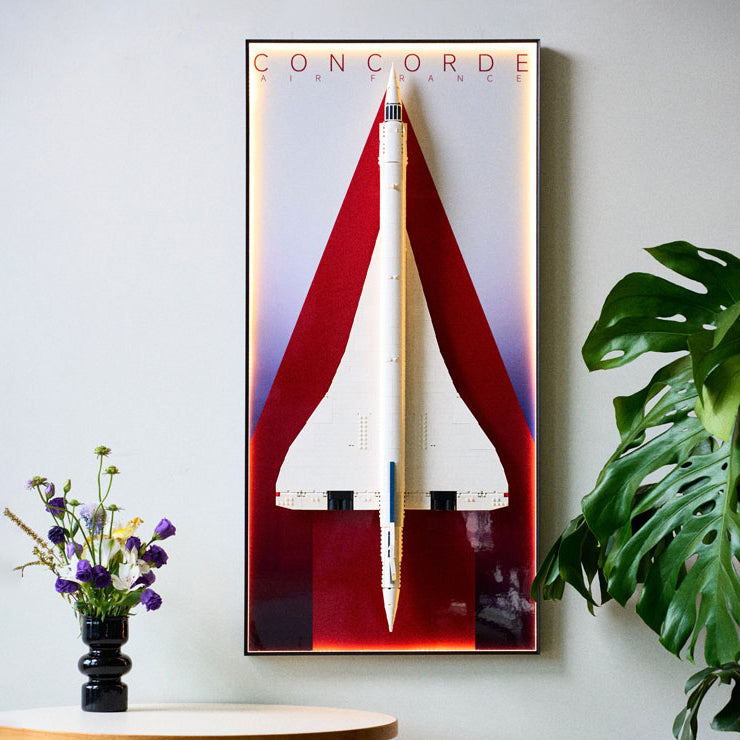 Mark’s Magic  x  Stéphane Beilliard｜Wall Display Frames  for LEGO® ICONS Concorde 10318.