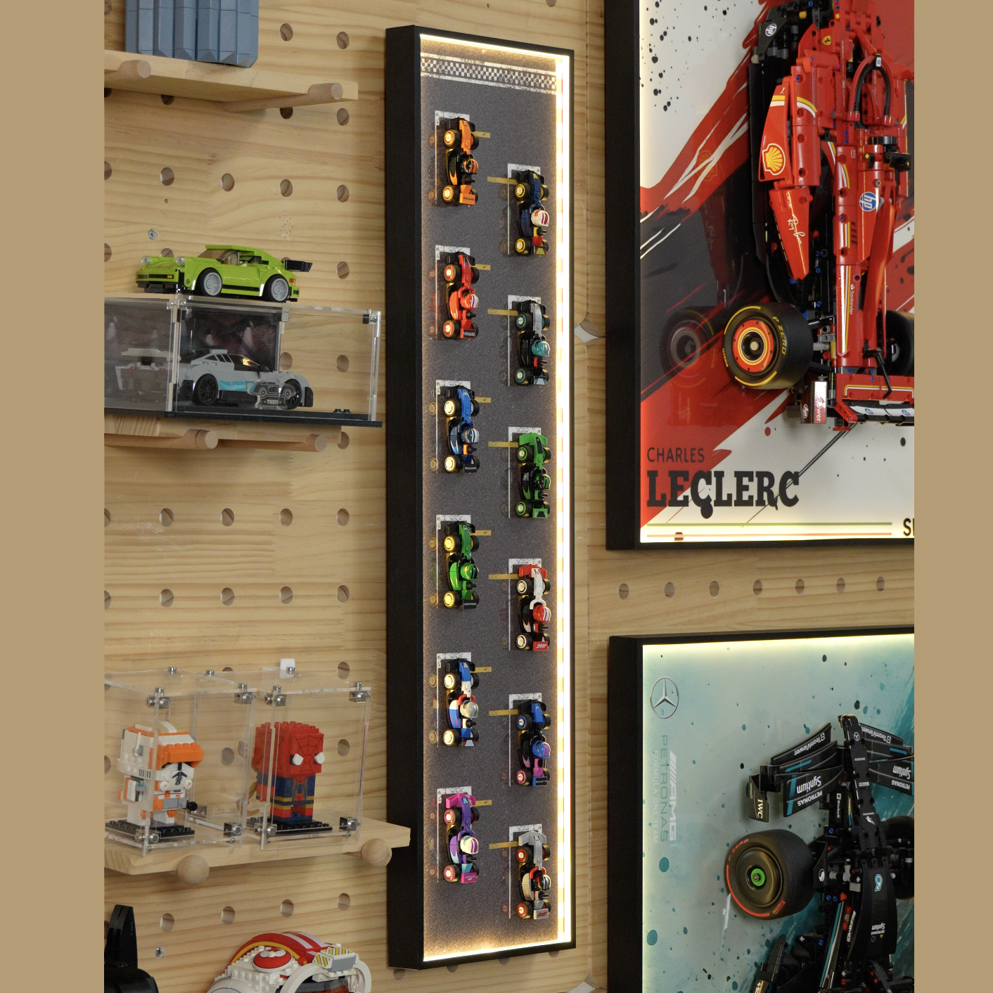 [Preorder until September 1st ]Car Display Frame for LEGO® 71409 F1 Collectible Race Car
