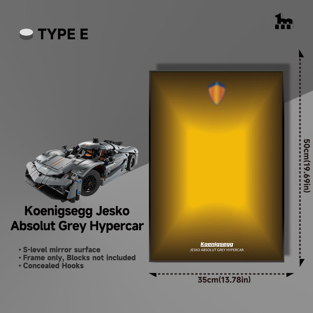 Wall Display frame for LEGO®  mid-size Technic™ car