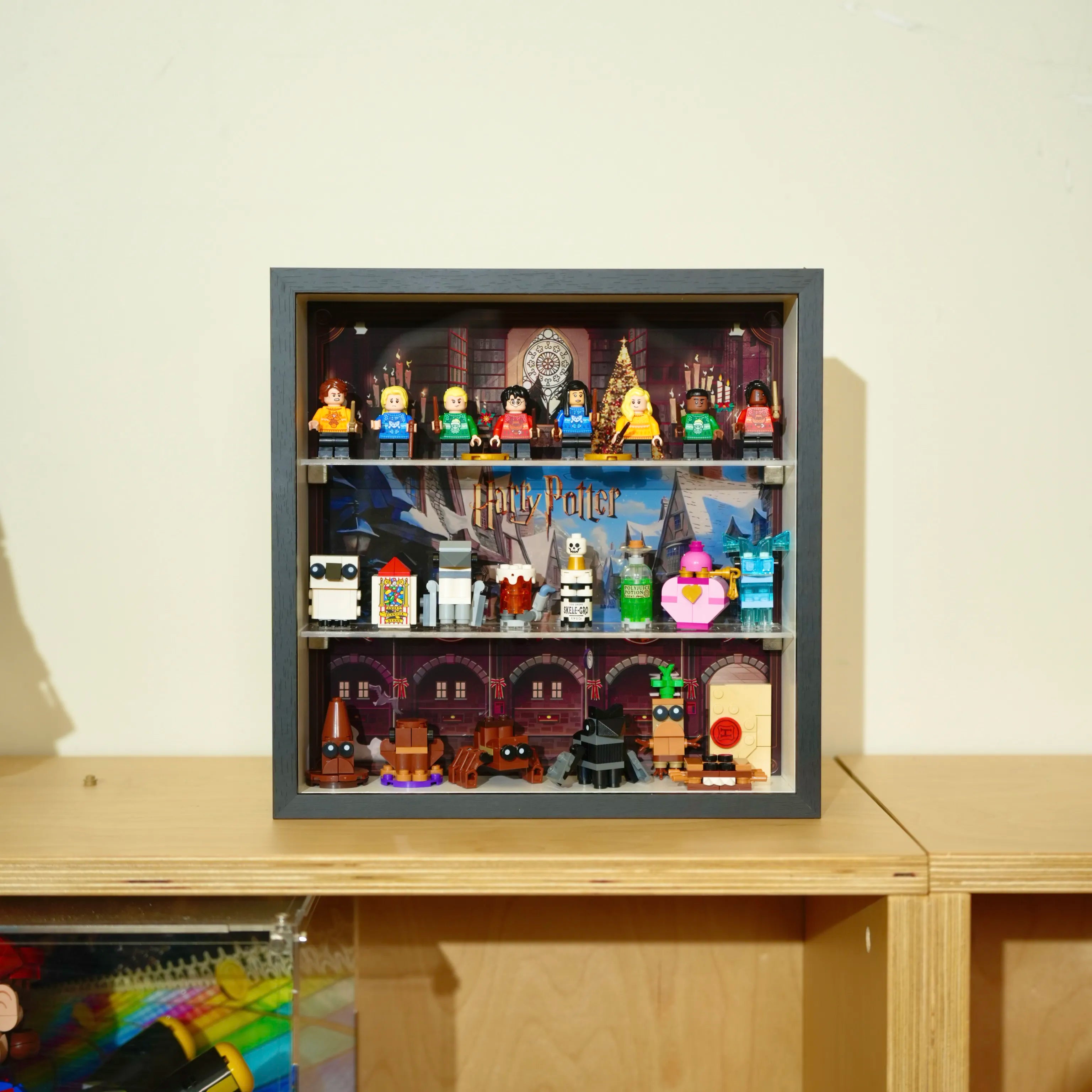 Display case for LEGO® 76456 Harry Potter™ Advent Calendar 2025