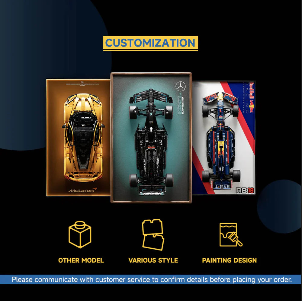 Customization --- Wall Display Frame For LEGO® and Mocs
