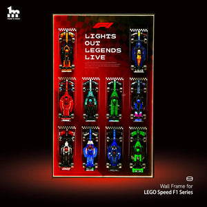 Car Display Frame for LEGO® Speed Champions f1 Series