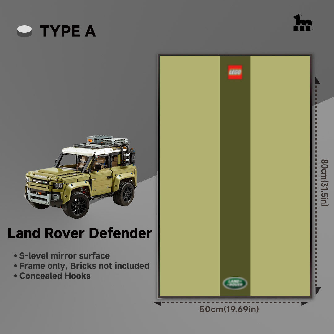 Lego wall mount for land ROVER