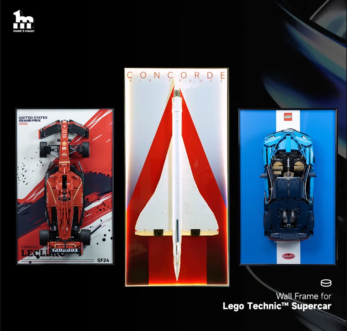ラスト１セット●前田ジョーカー入りTally-Hoゴールドフレーム青/赤 Final Sale】LEGO® Wall Display Frame Models Clearance