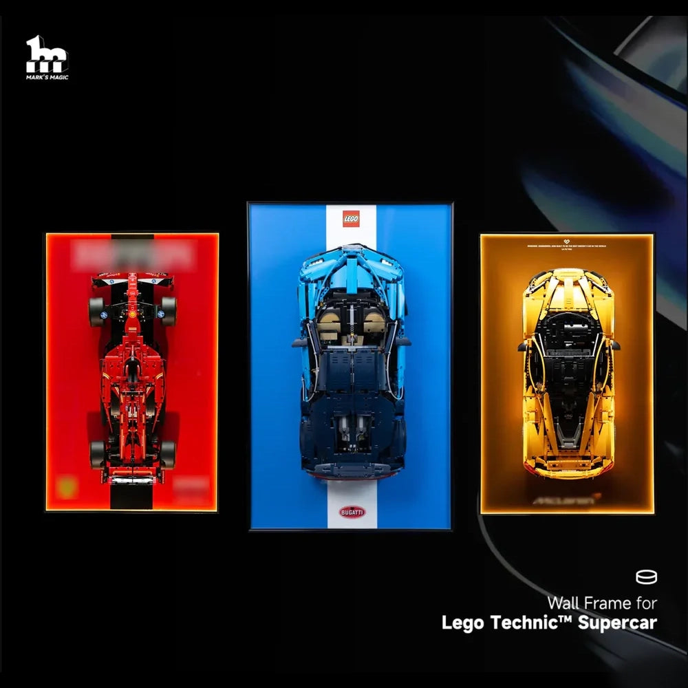 Lego wall mount for technic supercar