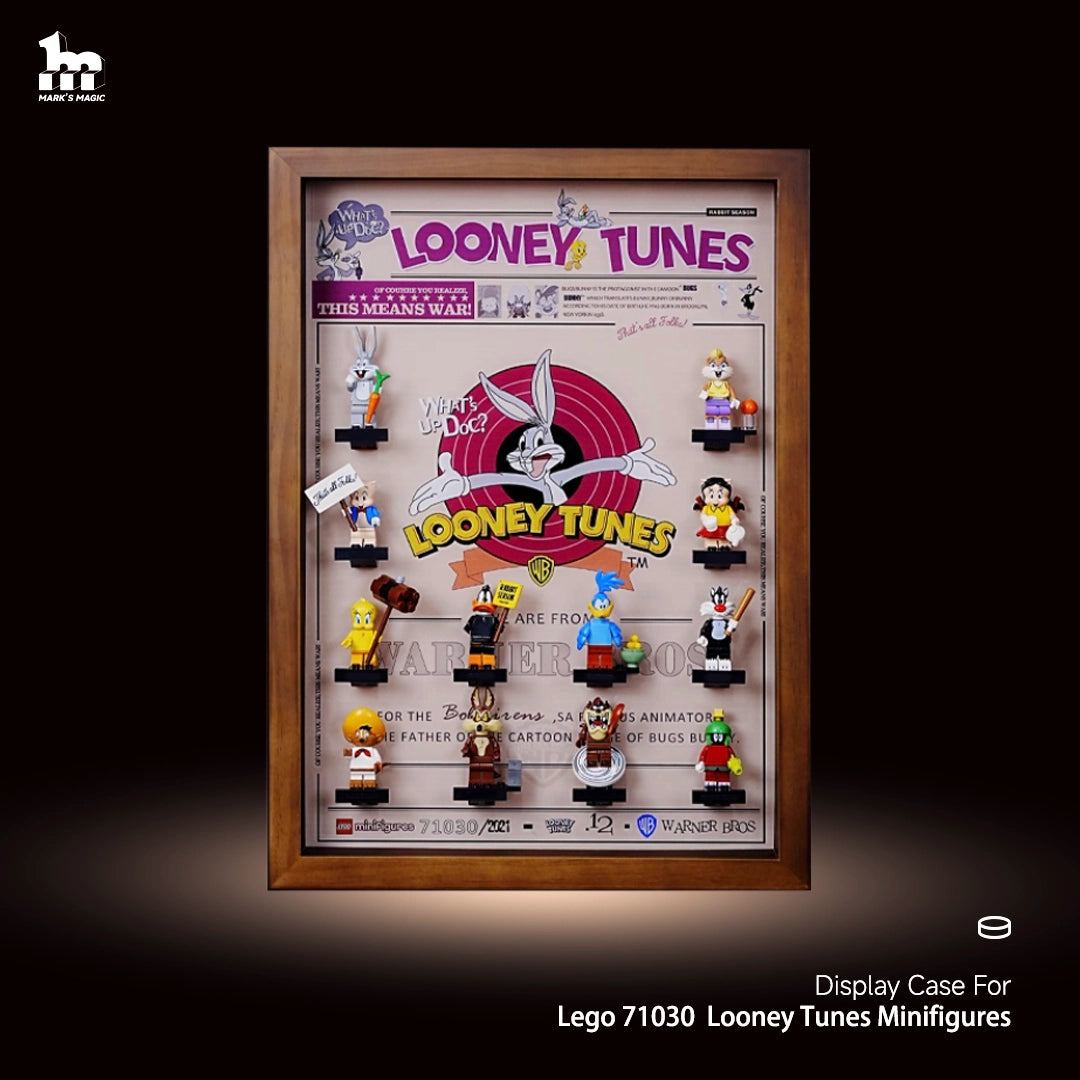 Premium Display Case for LEGO® 71030 Minifigures Looney tunes
