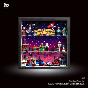 Vitrine d’exposition pour le calendrier de l’Avent LEGO® Marvel 76340 2026