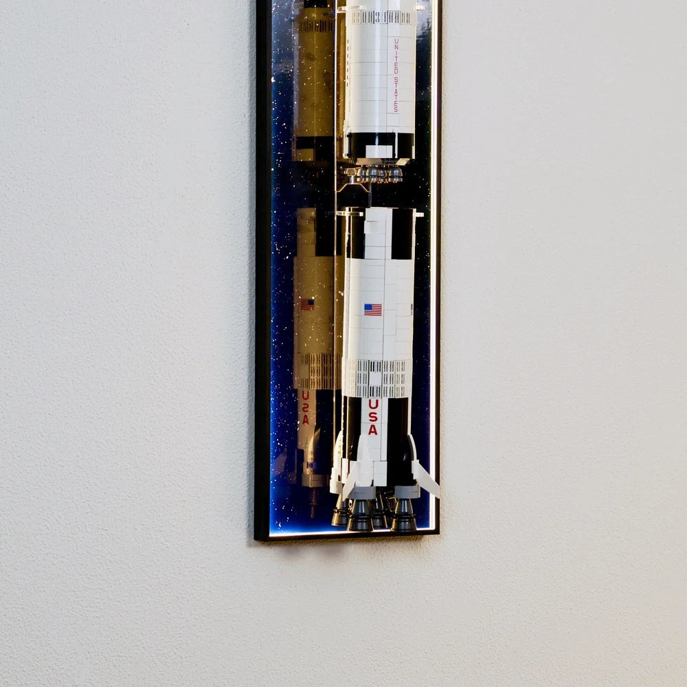 Wall Display Frame for LEGO® Ideas 92176 NASA Apollo Saturn V