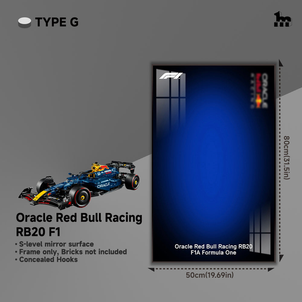 Lego Formula Frame Car Display Frame For LEGO® TECHNIC™ Oracle Red Bull Racing RB20 F1 Ca