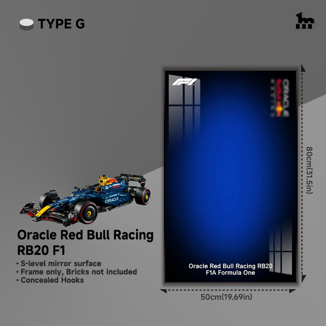 Wall Display Frame For LEGO® Technic™ F1 Series