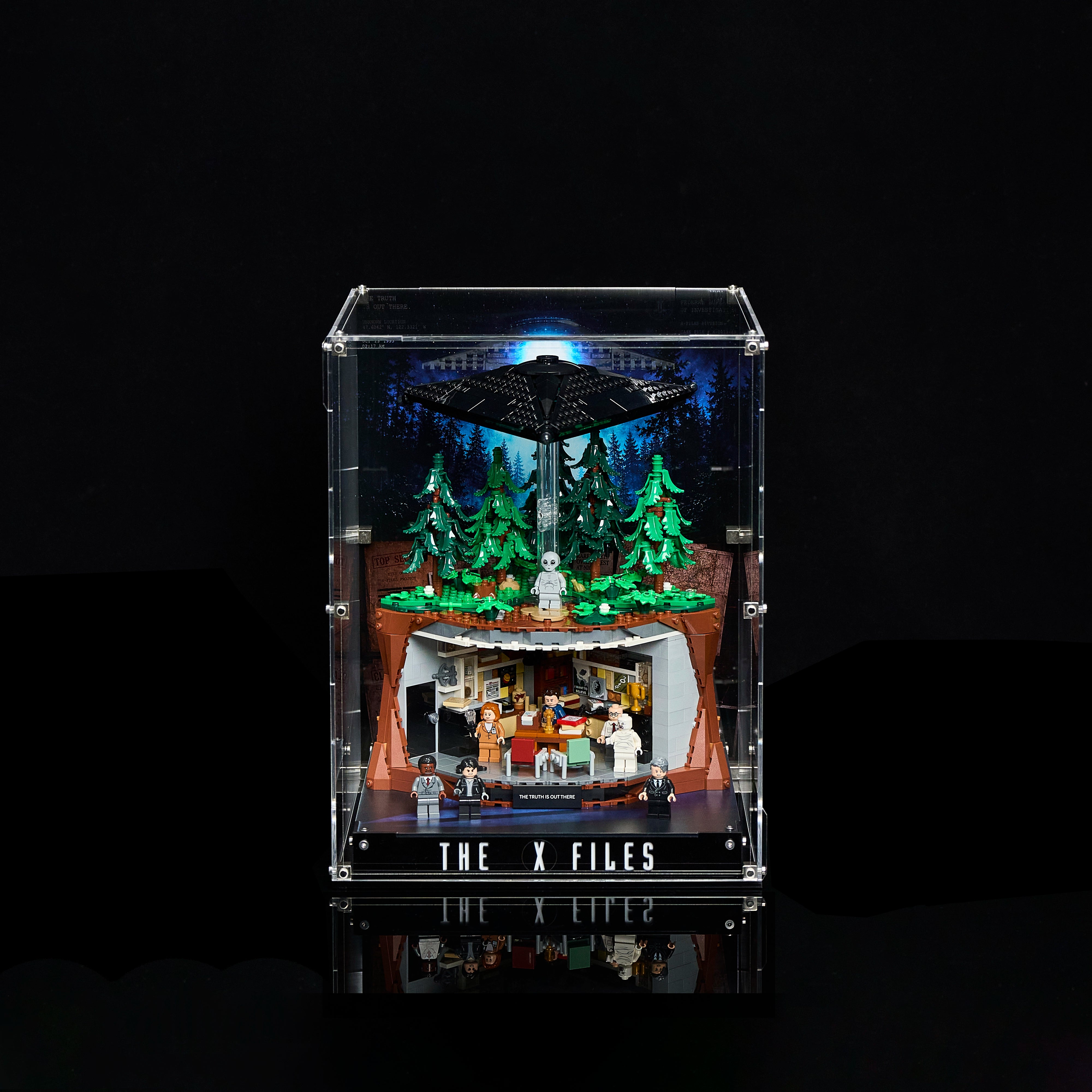 【PREMIUM】Acrylic Display case For LEGO® Ideas 21369 The X-Files