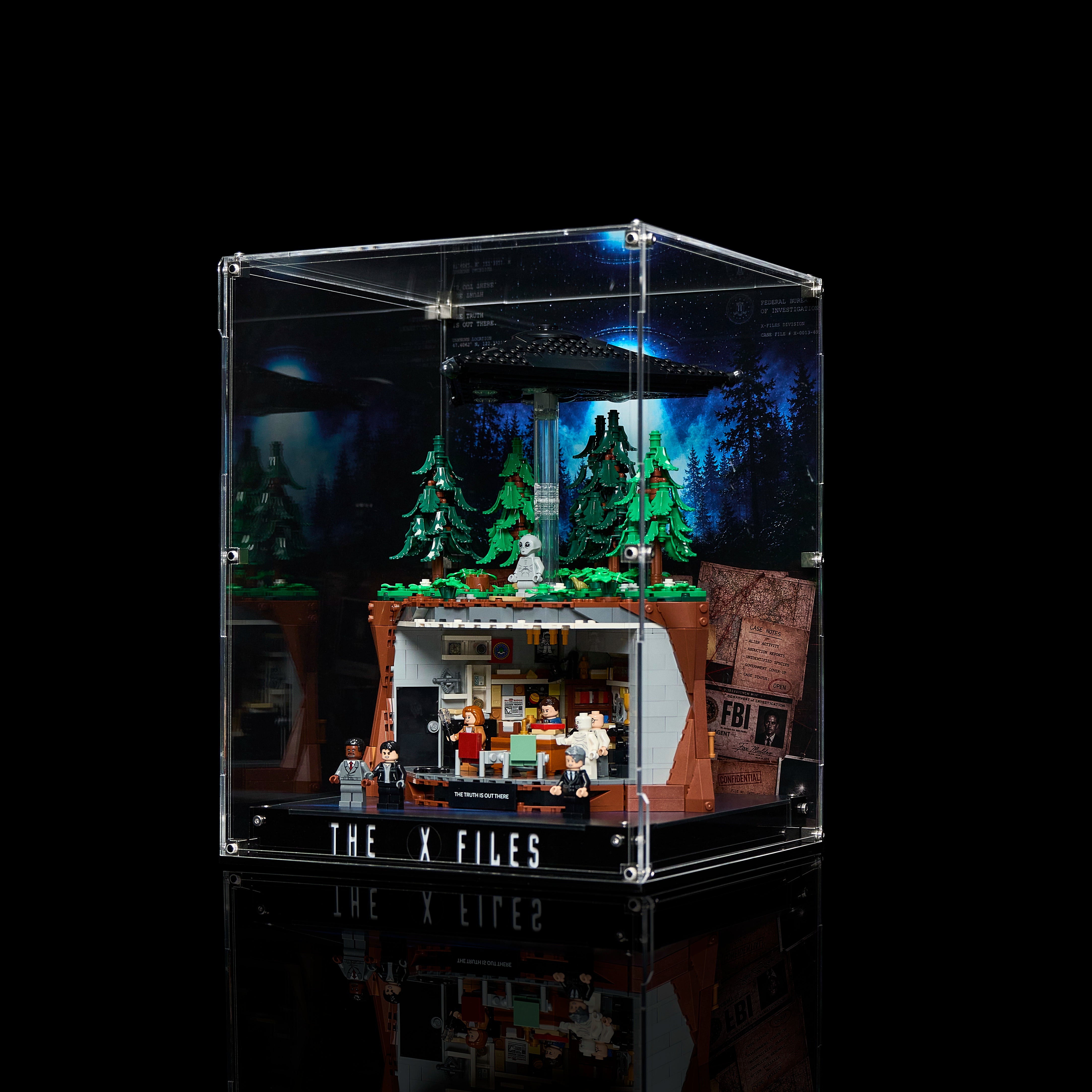 【PREMIUM】Acrylic Display case For LEGO® Ideas 21369 The X-Files