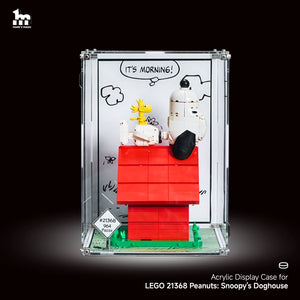 【PREMIUM】 Display Case For LEGO Ideas 21368 Peanuts: Snoopy's Doghouse