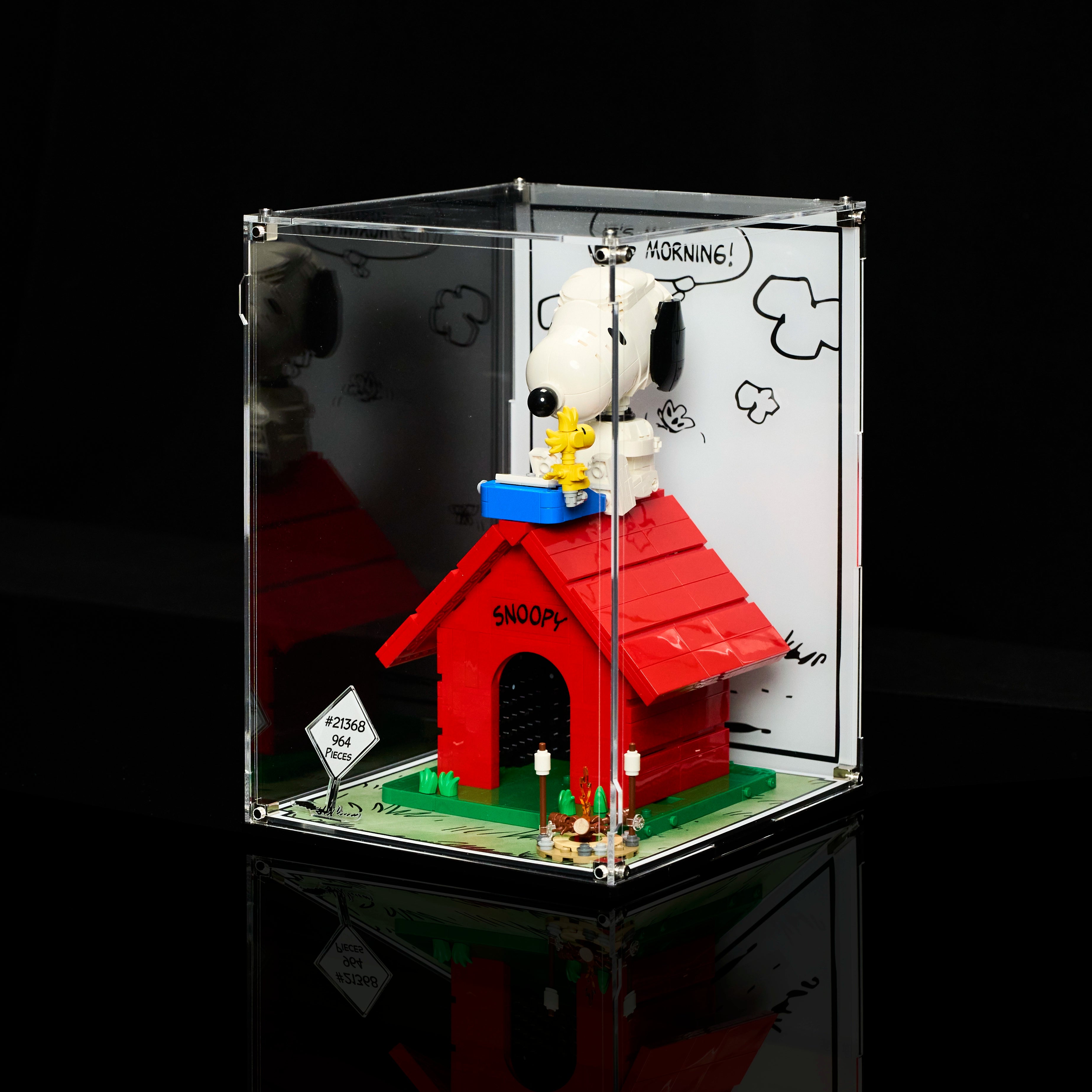 Vitrine PREMIUM pour LEGO Ideas 21368 Peanuts : La niche de Snoopy  