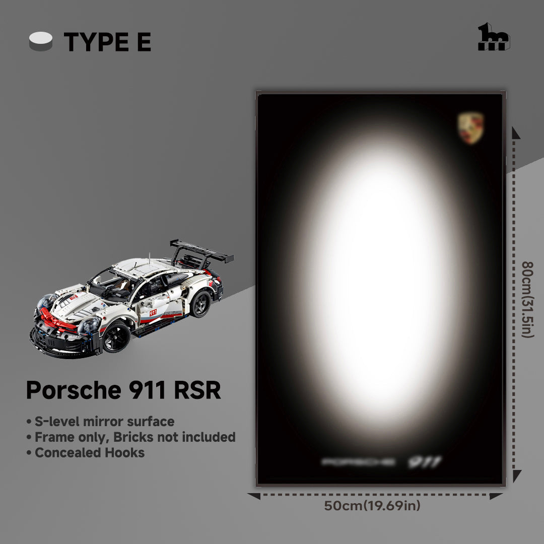 Car Display frame for LEGO® TECHNIC™ Porsche 911 RSR 42096