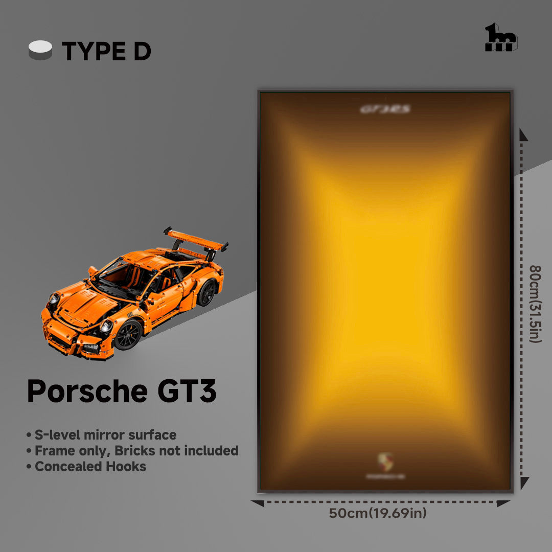 Wall Display Frame For LEGO® Technic™ Supercar.