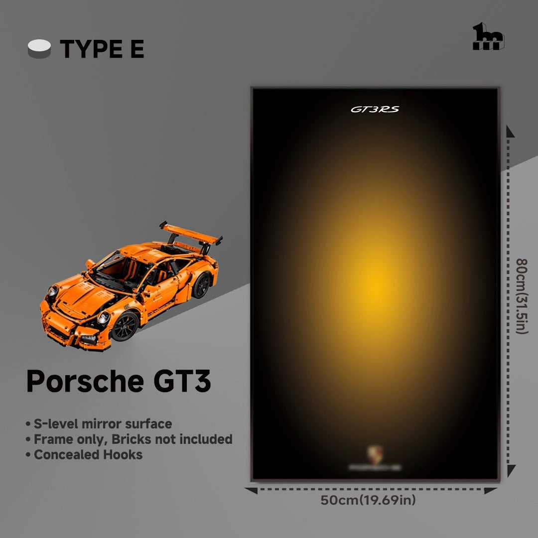 Wall Display Frame For LEGO® Technic™ Supercar.