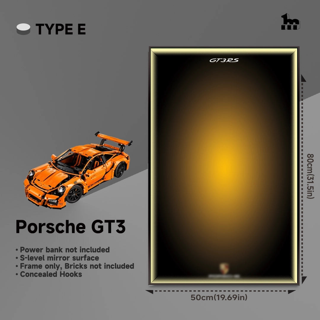 Wall Display Frame For LEGO® Technic™ Supercar.