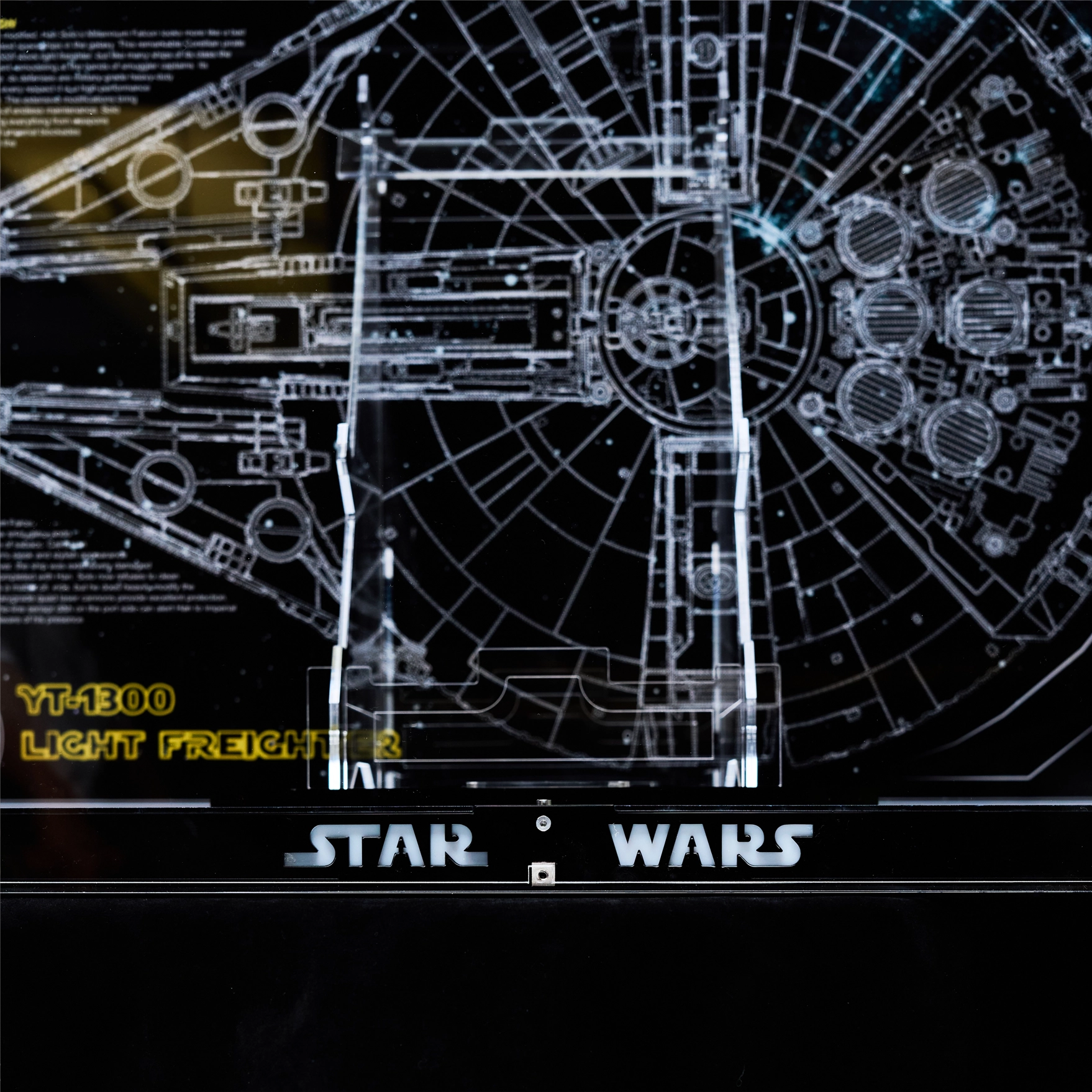 【Premium】 Display Case For LEGO Star Wars™ 75192 Millennium Falcon