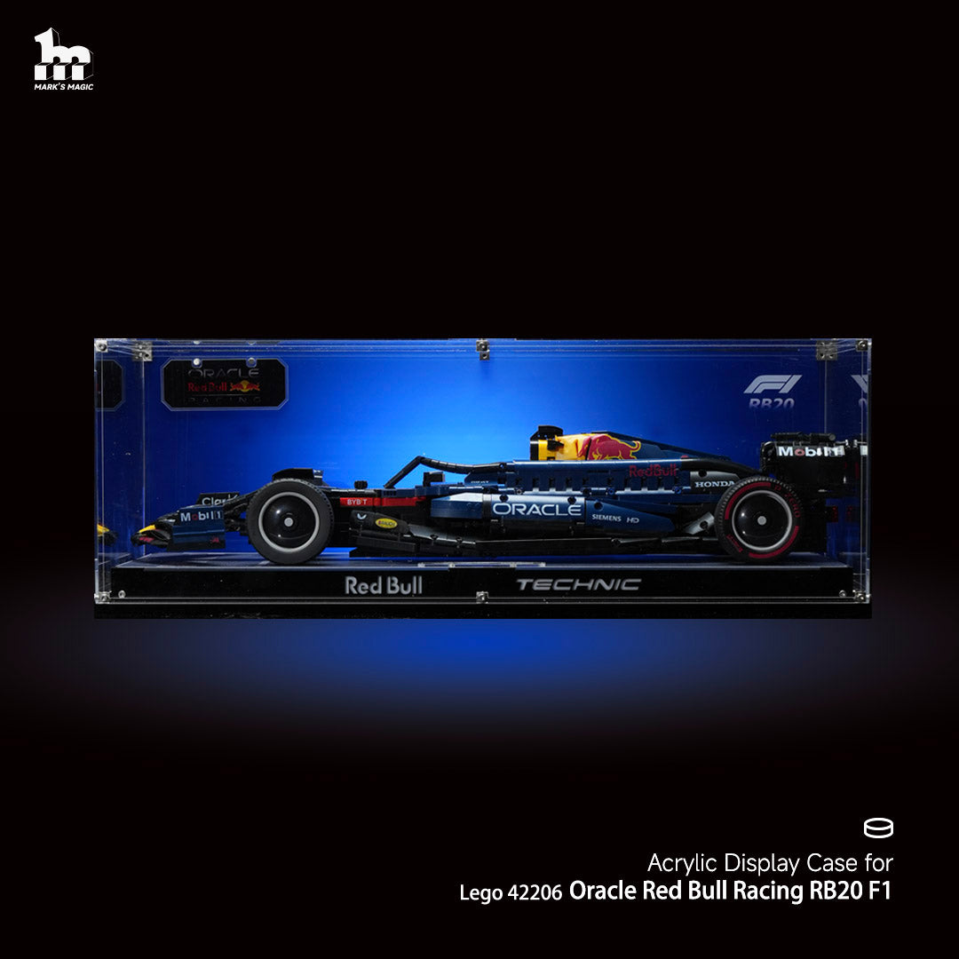 【PREMIUM】Ultra-high Translucent Acrylic Display Case For LEGO® Oracle Red Bull Racing RB20 F1