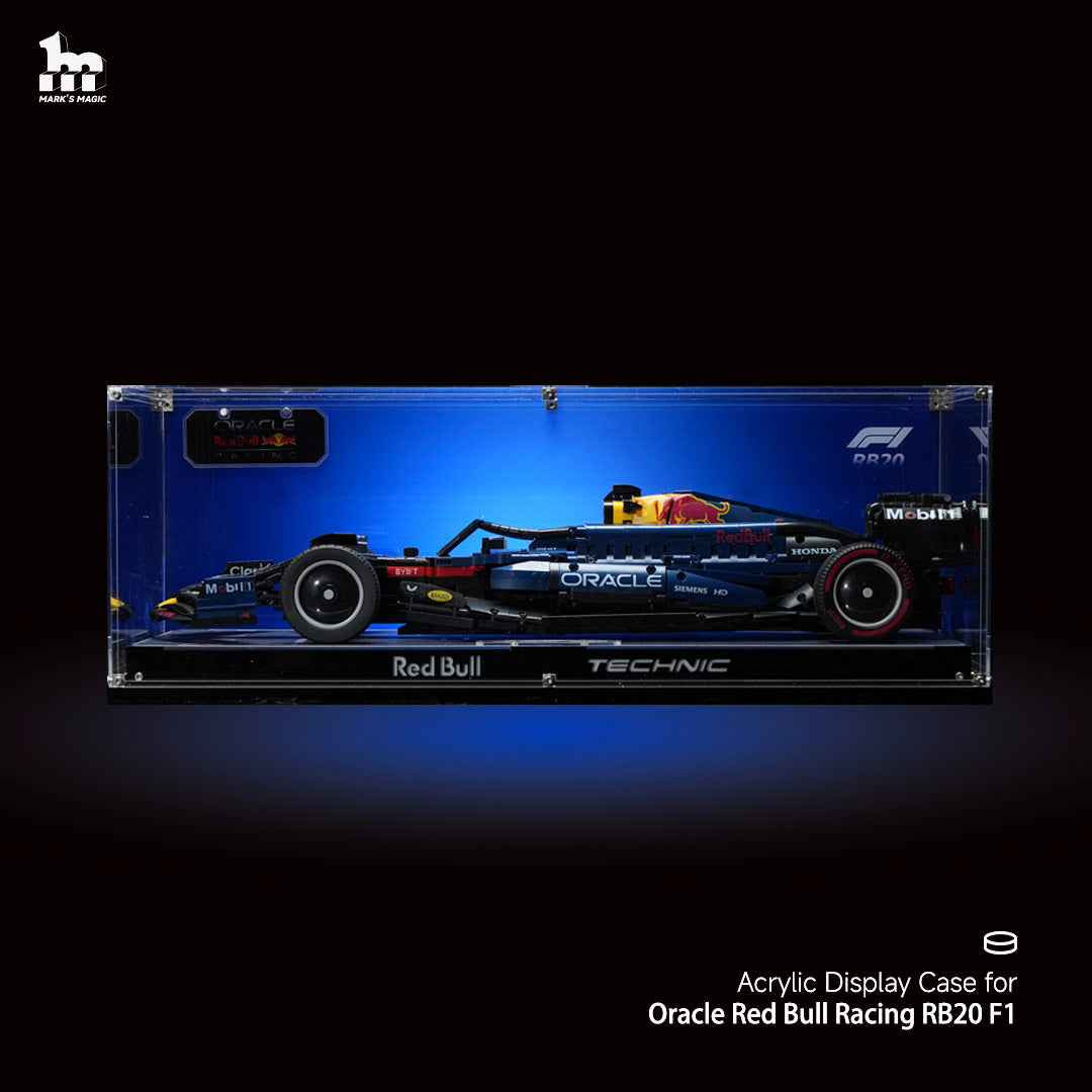 【PREMIUM】Ultra-high Translucent Acrylic Display Case For LEGO® Oracle Red Bull Racing RB20 F1