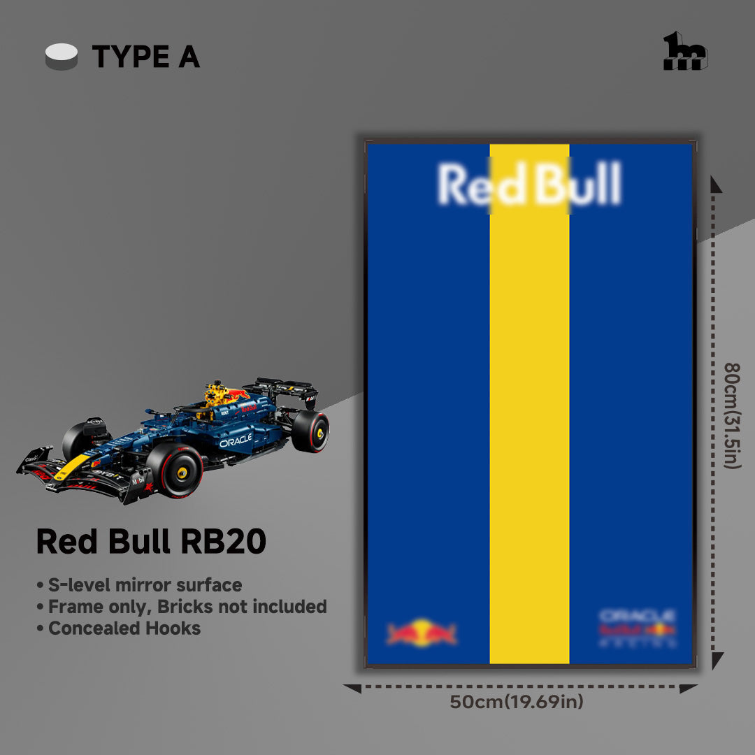Car Display  Frame For LEGO® TECHNIC™ Oracle Red Bull Racing RB20 F1 Car 42206
