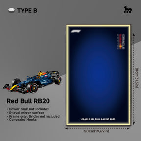 Car Display  Frame For LEGO® TECHNIC™ Oracle Red Bull Racing RB20 F1 Car 42206