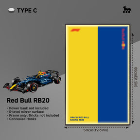 Car Display  Frame For LEGO® TECHNIC™ Oracle Red Bull Racing RB20 F1 Car 42206