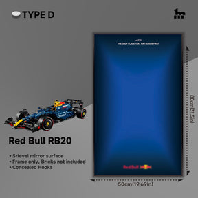 Car Display  Frame For LEGO® TECHNIC™ Oracle Red Bull Racing RB20 F1 Car 42206